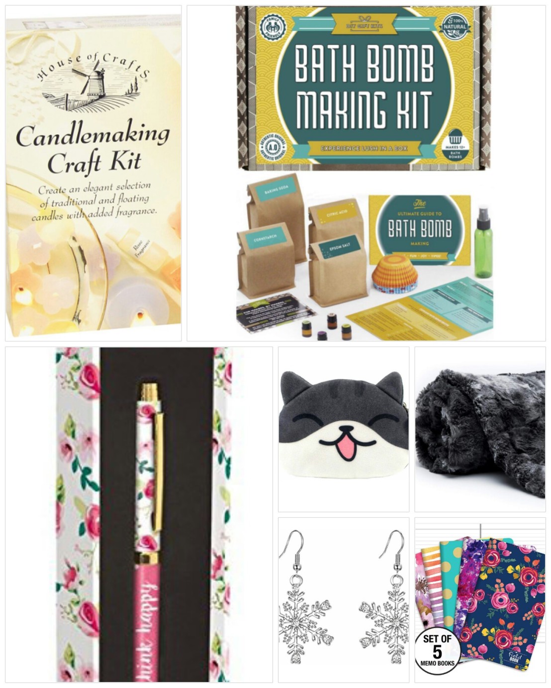 A collage of Christmas gifts ideas for her - part 2