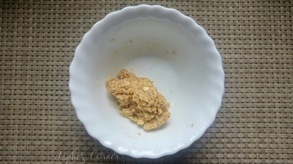 Crumble in a bowl